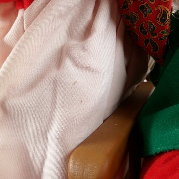 Vintage 90s Animatronic Musical Santa Mrs Claus Kiss Christmas Love Animated Big - Picture 10 of 17